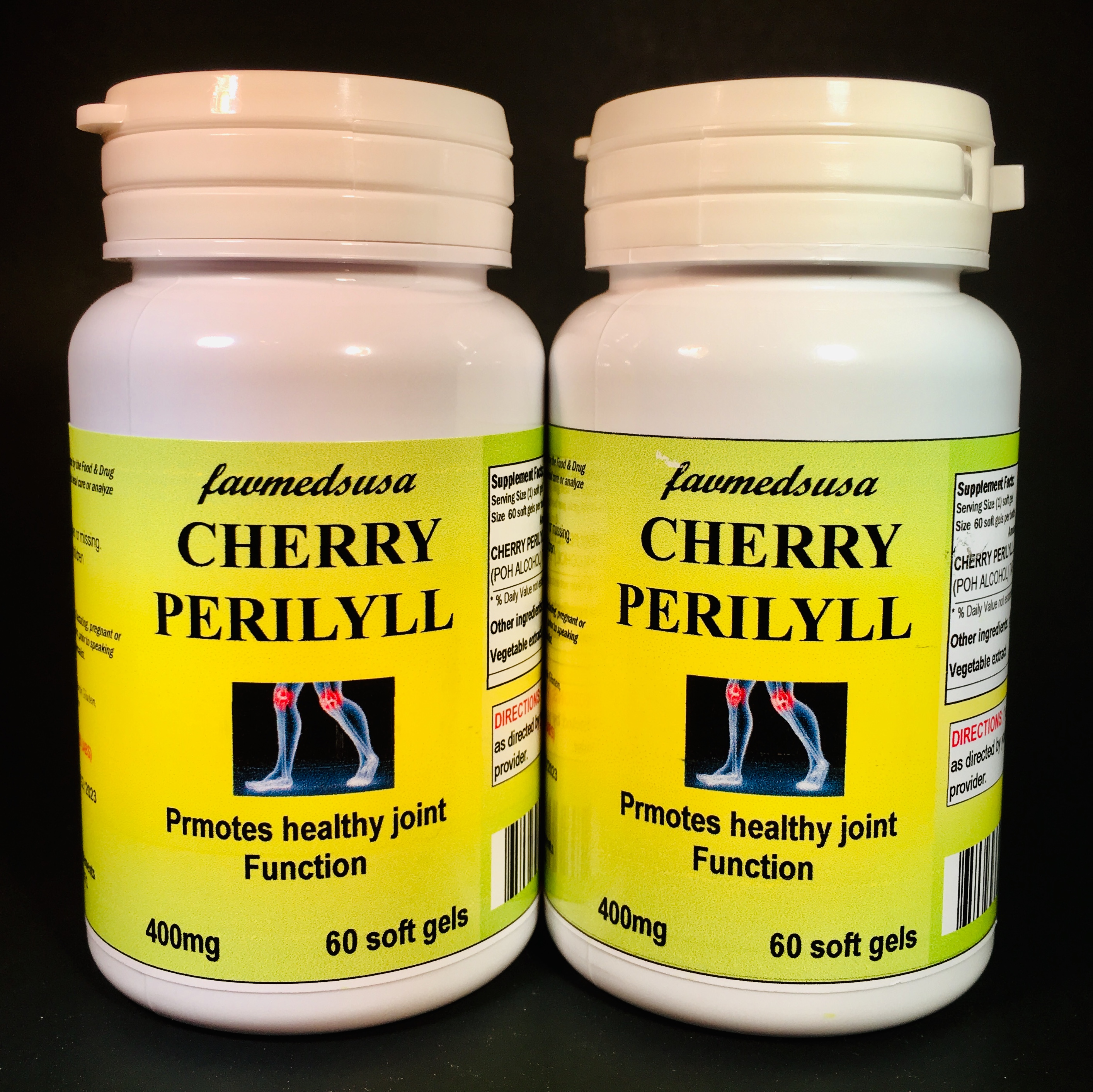 Cherry Perrillyl, Gout aid - 120 (2x60) soft gels